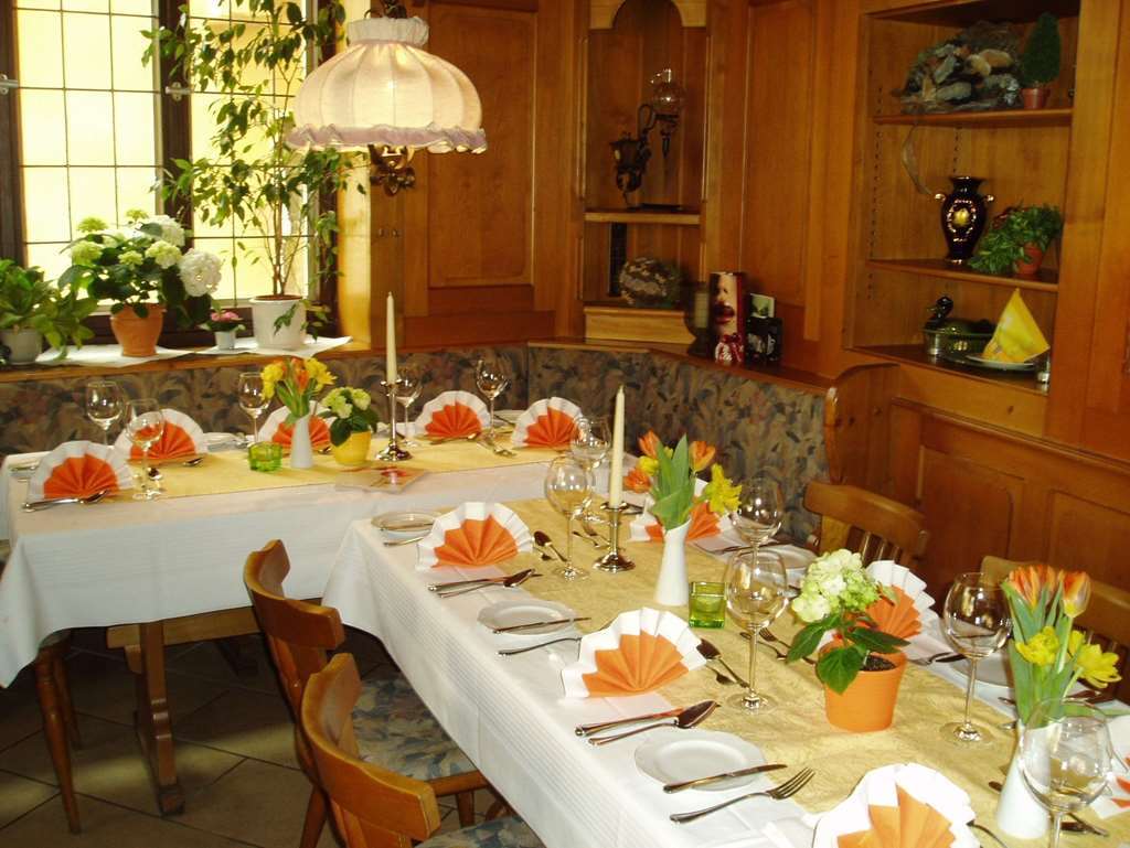 Gasthof Hotel Bauer Херсбрук Ресторан фото