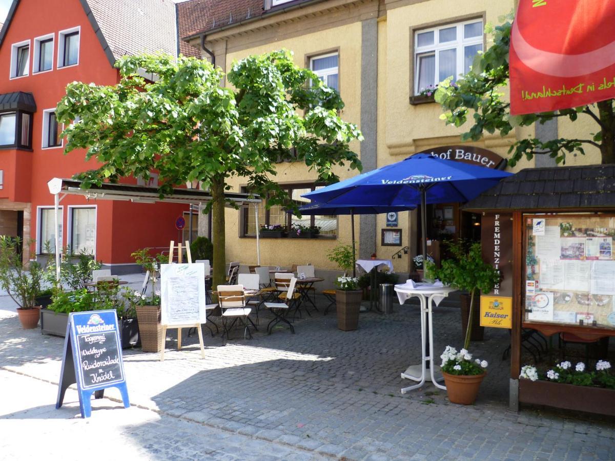 Gasthof Hotel Bauer Херсбрук Ресторан фото
